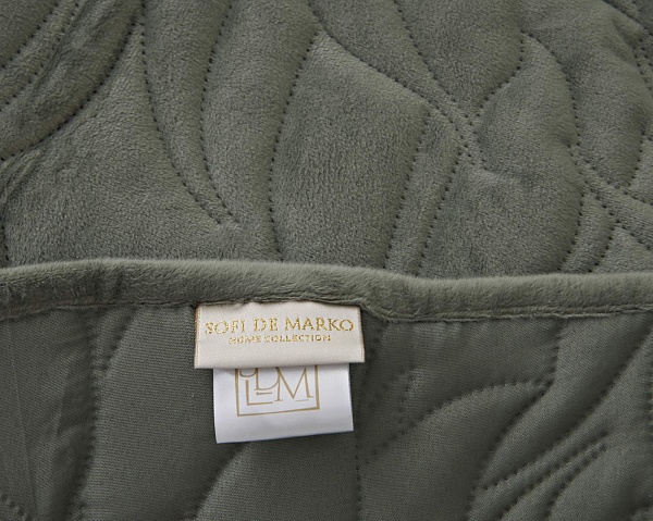 Комплект покрывало и наволочки 240 х 260 см Sofi de Marko Глория зелёный