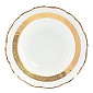 Набор глубоких тарелок 23 см Thun Мария Луиза золотая лента 6 шт