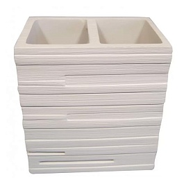 Стаканчик д/зубной щетки Brick белый