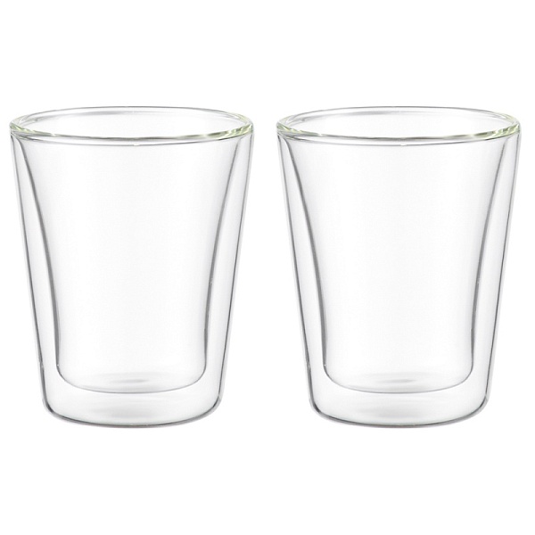 Набор из двух стеклянных стаканов, 200 мл