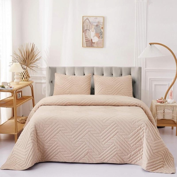 Мориц (беж) Покрывало 230х250