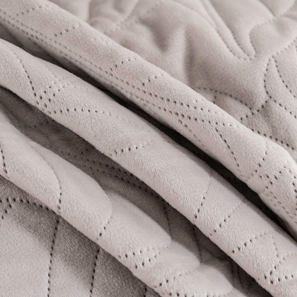 Мелисса (светло серая) Покрывало 160х220