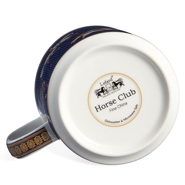Кружка 400 мл Lefard Horse Club синяя