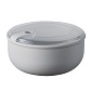 Контейнер круглый 1800 мл Omada Pull Box серый 