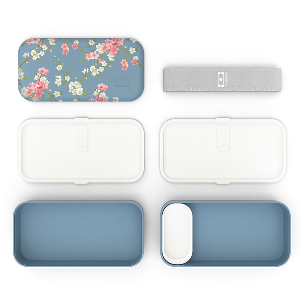 Ланч-бокс 1 л Monbento MB Original flower mood denim