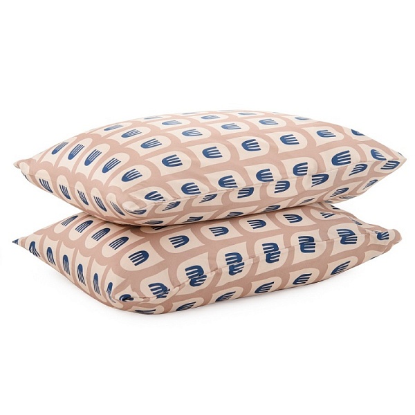 Набор из двух наволочек из сатина с принтом Blossom Time Tkano Cuts&Pieces 70 x 50 см