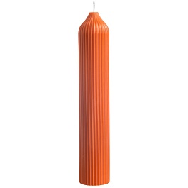 Свеча декоративная 25,5 см Tkano Edge оранжевый