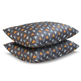 Набор наволочек из сатина 50 х 70 см Tkano Triangles 2 шт
