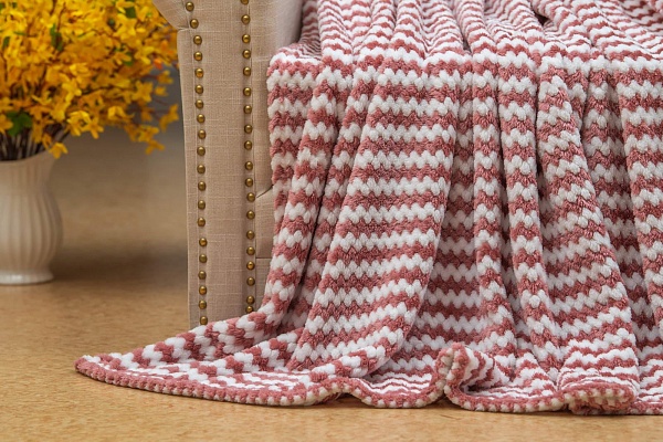 Покрывало 220 х 240 см Sofi de Marko Гринда пудра