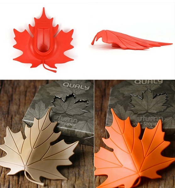 Подпорка для двери Qualy Autumn желтый