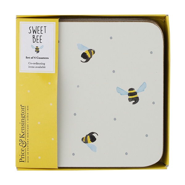 Набор подставок для кружек Price&Kensington Sweet Bee 4 шт