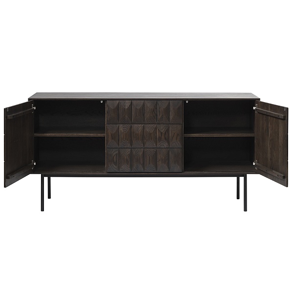 Комод 160 х 45 см Unique Furniture Latina 3 секции