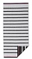 Полотенце махровое 80 х 150 см Moeve Athleisure striped белый