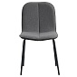 Стул adrian, темно-серый, рогожка