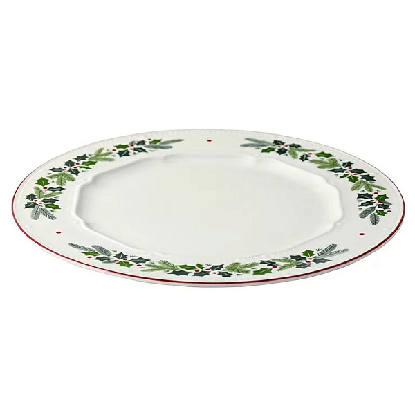 Набор тарелок 26.5 см Tkano Nordic winter 2 шт белый