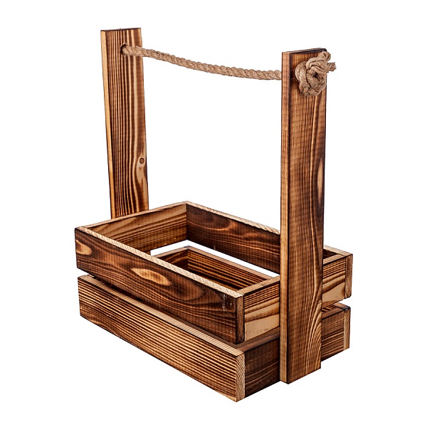 Корзина 25,5 х 15 х 30 см Азалия натуральный