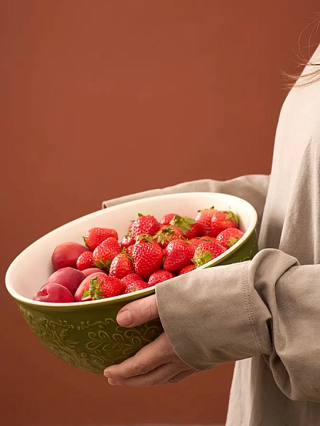 Миска 3л English gardens, зеленая