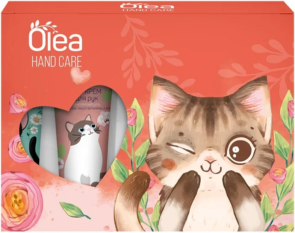 Подарочный набор Olea Hand Care Cats 