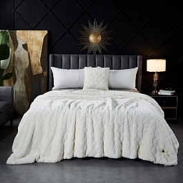 Плед 220 х 240 см Sofi de Marko Бернард молоко