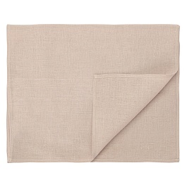 Дорожка на стол из стираного льна бежевого цвета из коллекции essential, 45х150 см