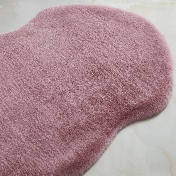 Коврик Плюшевый (пудра) 60х90