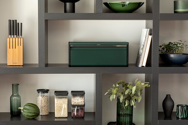 Хлебница Brabantia зелёная сосна
