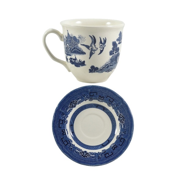 Чашка с блюдцем 200 мл Grace by Tudor England Blue Willow