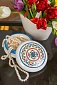 Шкатулка фарфоровая My Ceramic Story Сицилия в форме макаронс