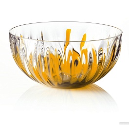 Салатник 24 см  оранжевый IRIS