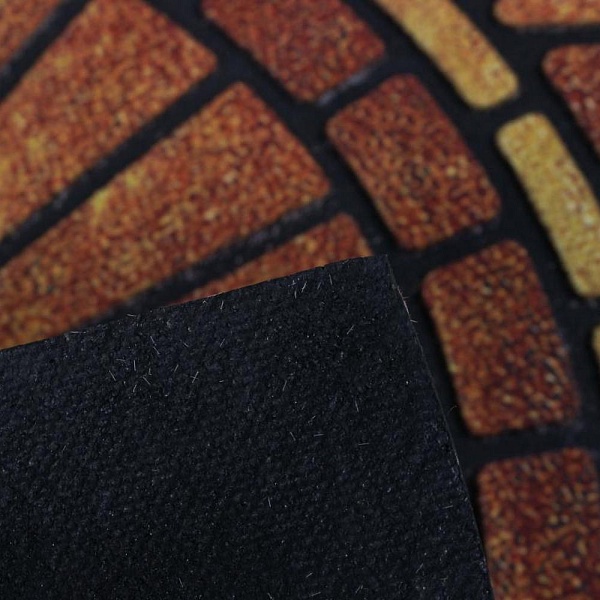 Коврик придверный флок. 45х75 см Пражский град