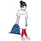 Мешок детский Reisenthel Mysac ABC friends blue