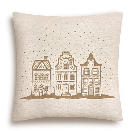 Подушка 45 х 45 см Le Gobelin Нидерланды белый