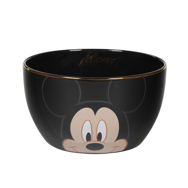 Набор посуды  Микки Маус, черный/белый