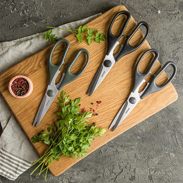 Ножницы для кухни универсальные 20 см Nadoba Inge серый