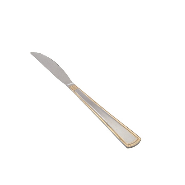 Набор столовых ножей Royal Classics 6 шт золотой кант