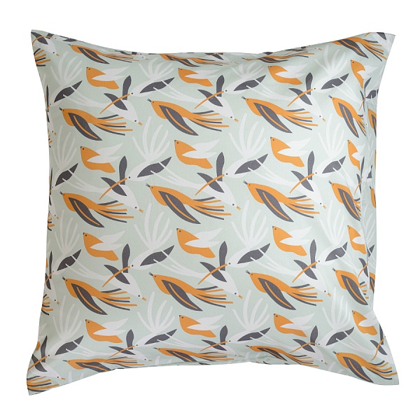 Набор из двух наволочек из сатина с принтом Birds of Nile 70х70 см