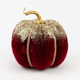 Сувенир Тыква 18 х 16 см Азалия красный