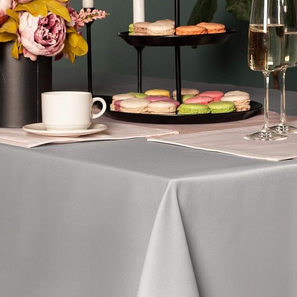 Серенити (серая) Скатерть 150х220