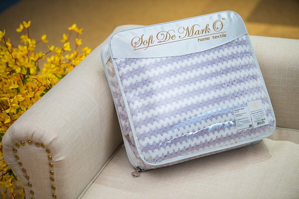 Покрывало 220 х 240 см Sofi de Marko Гринда лиловый