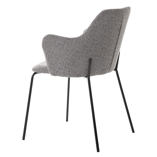 Стул dwight, рогожка, светло-серый