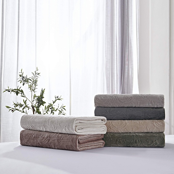 Плед 160 х 220 см Sofi de Marko Вивальди молоко