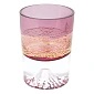 Рюмка Фудзи Gold Leaf Fuli Chilled Sake Shot Glass Pink 85 мл