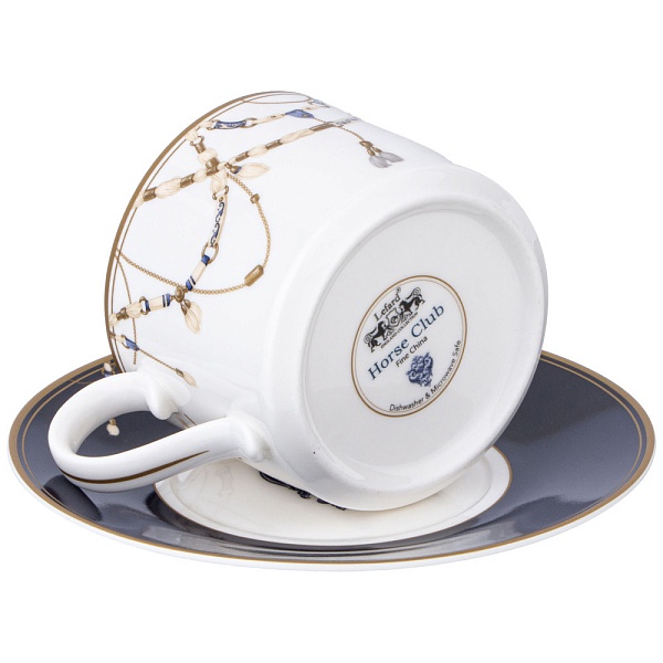 Пара чайная 300 мл Lefard Horse Club белая