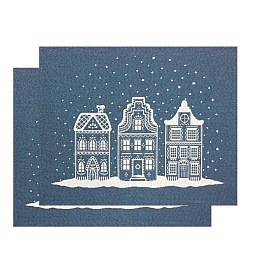 Салфетка 35 х 45 см Le Gobelin Нидерланды синяя