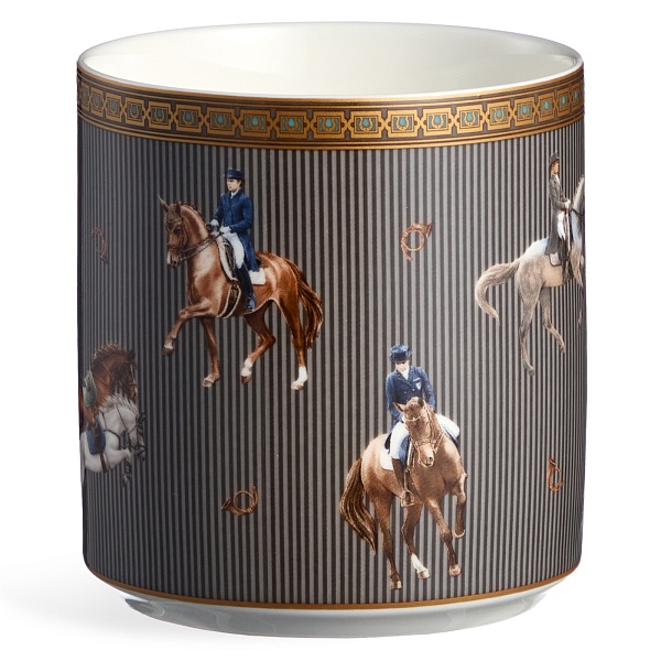 Кружка 400 мл Lefard Horse Club серая