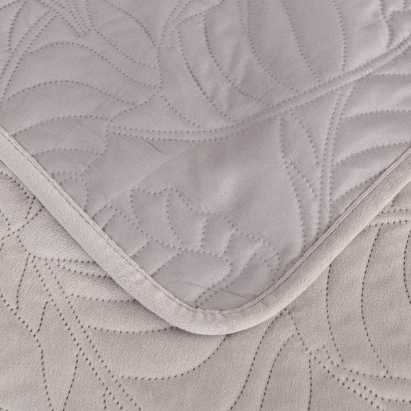 Мелисса (светло серая) Покрывало 160х220