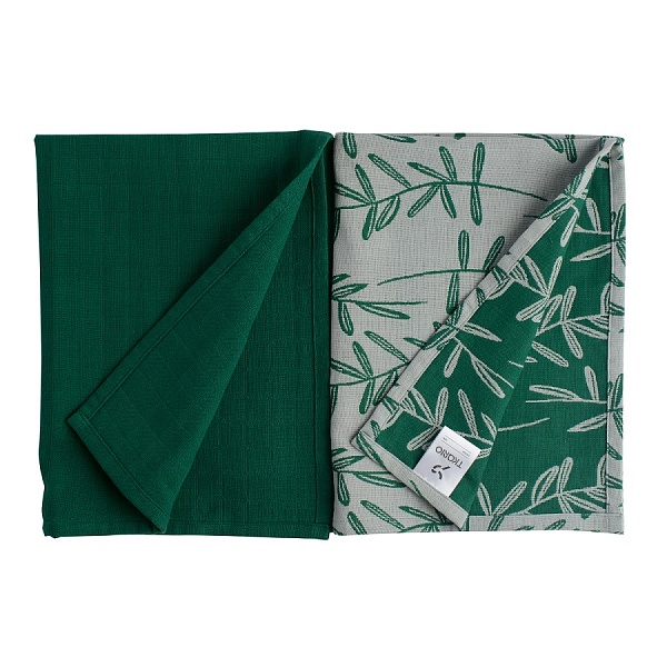 Набор кухонных полотенец 50 х 70 см Папоротник Tkano Russian North