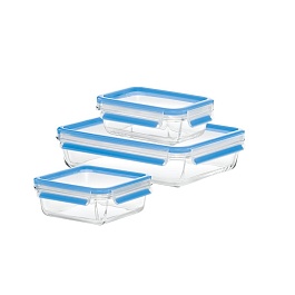 Набор контейнеров стеклянных 3 шт. CLIP & CLOSE