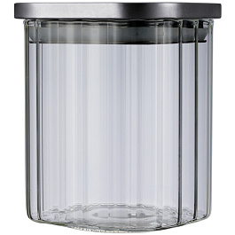 Банка для сыпучих продуктов Regent inox Linea Desco 0,7л