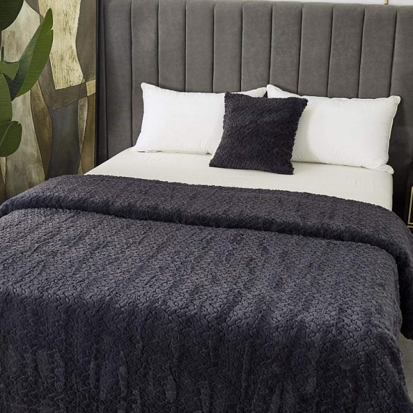 Теодор (антрацит) Наволочка 45х45